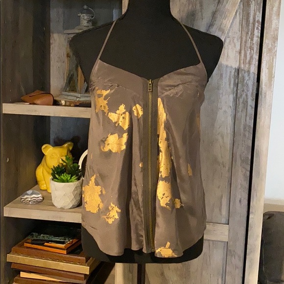 Front Zipper Blouse - Picture 2 of 5